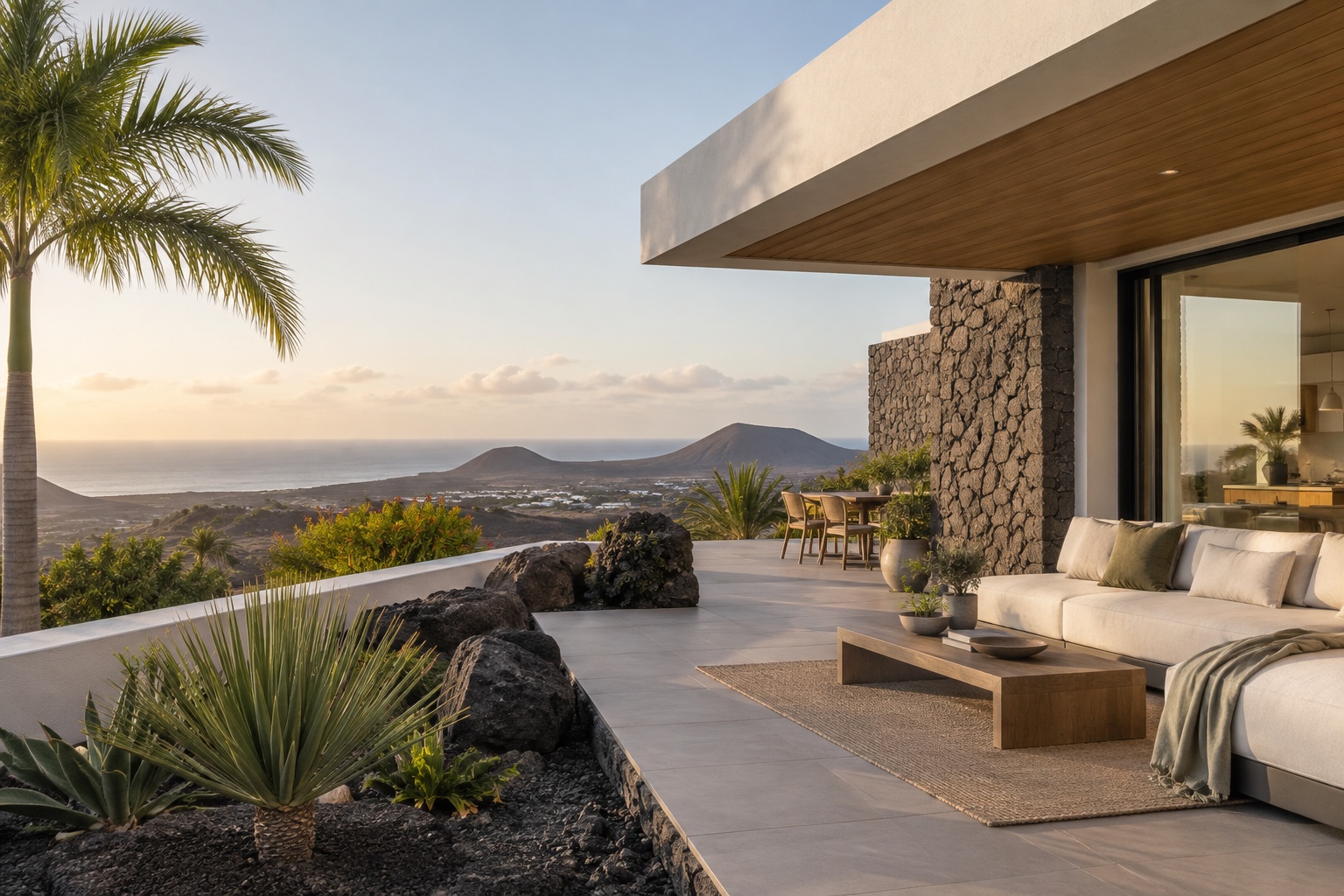 Modern home in the Canary Islands